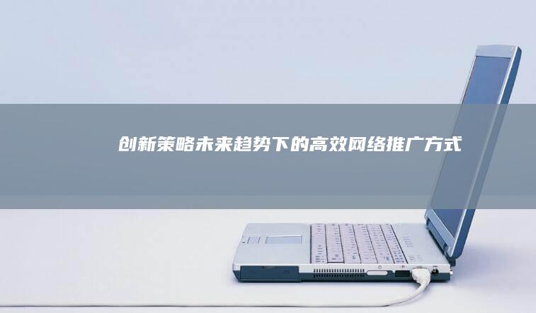 创新策略：未来趋势下的高效网络推广方式